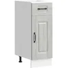 Image de vidaXL Armoire de Cuisine Kalmar Sonoma Gris Bois d'ingénierie, Meuble Bas d'évier, Meuble Bas de Cuisine avec tiroir, Meuble Bas de Cuisine avec Porte