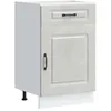 Image de vidaXL Armoire de Cuisine Kalmar Gris béton Bois d'ingénierie, Meuble Bas d'évier, Meuble Bas de Cuisine avec tiroir, Meuble Bas de Cuisine avec Porte