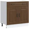 Image de Armoire de cuisine Kalmar chêne marron bois d ingénierie