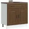 Image de vidaXL Armoire de cuisine Kalmar chêne marron bois d'ingénierie