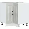 Image de vidaXL Armoire d'angle de Cuisine Kalmar Gris béton Bois d'ingénierie, Armoire d'angle, Meuble d'évier d'angle, Meuble d'angle