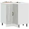 Image de vidaXL Armoire d'angle de cuisine Kalmar sonoma gris bois d'ingénierie