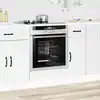 Image de vidaXL Armoire à four Kalmar blanc bois d'ingénierie