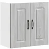 Image de vidaXL Armoire Murale de Cuisine Kalmar Sonoma Gris Bois d'ingénierie