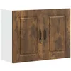 Image de vidaXL Armoire Murale de Cuisine Kalmar chêne fumé Bois d'ingénierie, Meuble Mural de Cuisine, Armoire pour Mur de Cuisine, Armoire Murale avec Portes