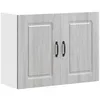 Image de vidaXL Armoire Murale de Cuisine Kalmar Sonoma Gris Bois d'ingénierie, Meuble Mural de Cuisine, Armoire pour Mur de Cuisine, Armoire Murale avec Portes