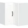 Image de Armoire murale d angle de cuisine Kalmar blanc bois ingénierie