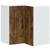 Image de vidaXL Armoire Murale d'angle de Cuisine Kalmar chêne fumé