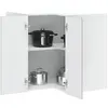 Image de vidaXL Armoire murale d'angle de cuisine Kalmar sonoma gris