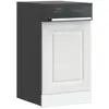 Image de vidaXL Panneau de lave-vaisselle Kalmar blanc 45x1,5x67 cm