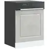Image de vidaXL Panneau de lave-vaisselle Kalmar gris béton 60x1,5x67 cm