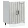 Image de vidaXL Meuble de Base de lavabo Lucca Gris béton Bois ingénierie, Meuble Bas de Cuisine, Meuble Bas à tiroir de Cuisine, Meuble Bas de Cuisine avec Porte