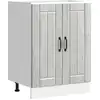 Image de vidaXL Meuble de base de lavabo Lucca sonoma gris bois d'ingénierie
