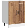 Image de vidaXL Meuble de Base de lavabo Lucca Vieux Bois Bois d'ingénierie, Meuble Bas de Cuisine, Meuble Bas à tiroir de Cuisine, Meuble Bas de Cuisine avec Porte