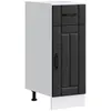 Image de vidaXL Armoire de cuisine Lucca noir bois d'ingénierie