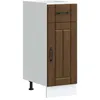 Image de vidaXL Armoire de Cuisine Lucca chêne Marron Bois ingénierie, Meuble d'évier, Meuble de Cuisine avec tiroir, Meuble de Cuisine à tiroir