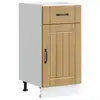 Image de vidaXL Armoire de cuisine Lucca chêne artisanal bois ingénierie