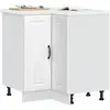 Image de vidaXL Armoire d'angle de cuisine Lucca blanc bois d'ingénierie