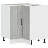 Image de vidaXL Armoire d'angle de Cuisine Lucca Sonoma Gris Bois d'ingénierie, Armoire d'angle, Meuble d'évier d'angle, Meuble d'angle