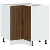 Image de vidaXL Armoire d'angle de Cuisine Lucca chêne Marron Bois d'ingénierie, Armoire d'angle, Meuble d'évier d'angle, Meuble d'angle