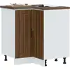 Image de vidaXL Armoire d'angle de cuisine Lucca chêne marron bois d'ingénierie