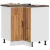 Image de vidaXL Armoire d'angle de cuisine Lucca vieux bois bois d'ingénierie