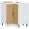 Image de vidaXL Armoire d'angle de cuisine Lucca chêne artisanal