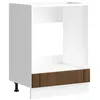 Image de vidaXL Armoire de Four Lucca chêne Marron Bois d'ingénierie, unité de Four, Armoire de Four de Cuisine, unité de Base de Four