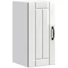 Image de vidaXL Armoire Murale de Cuisine Lucca Blanc Brillant Bois ingénierie, Meuble Mural de Cuisine, Armoire pour Mur de Cuisine, Armoire Murale avec Portes