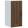 Image de vidaXL Armoire Murale de Cuisine Lucca chêne Marron Bois ingénierie, Meuble Mural de Cuisine, Armoire pour Mur de Cuisine, Armoire Murale avec Portes
