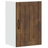 Image de vidaXL Armoire Murale de Cuisine Lucca chêne fumé Bois ingénierie, Meuble Mural de Cuisine, Armoire pour Mur de Cuisine, Armoire Murale avec Portes