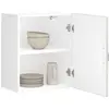 Image de vidaXL Armoire murale de cuisine Lucca gris béton bois ingénierie