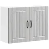 Image de vidaXL Armoire Murale de Cuisine Lucca Sonoma Gris Bois ingénierie
