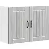 Image de vidaXL Armoire murale de cuisine Lucca sonoma gris bois ingénierie