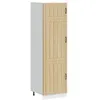 Image de vidaXL Armoire de Cuisine Lucca chêne Sonoma Bois d'ingénierie, Armoire de Cuisine Haute, Armoire de Cuisine indépendante, Placard de Cuisine indépendant