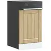 Image de vidaXL Panneau de lave-vaisselle Lucca chêne sonoma bois d'ingénierie