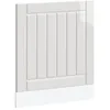 Image de vidaXL Panneau de Lave-Vaisselle Lucca Blanc Brillant Bois ingénierie