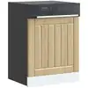 Image de vidaXL Panneau de lave-vaisselle Lucca chêne sonoma bois d'ingénierie