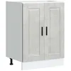 Image de Armoire de cuisine Porto gris béton bois d ingénierie
