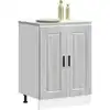 Image de vidaXL Armoire de cuisine Porto sonoma gris bois d'ingénierie