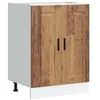 Image de vidaXL Armoire de Cuisine Porto Vieux Bois Bois d ingénierie