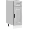 Image de vidaXL Armoire de Cuisine Porto Sonoma Gris Bois d'ingénierie, Meuble d'évier, Meuble de Cuisine avec tiroir, Meuble de Cuisine à tiroir