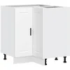 Image de vidaXL Armoire d'angle de Cuisine Porto Blanc Bois d'ingénierie