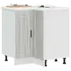 Image de vidaXL Armoire d'angle de cuisine Porto sonoma gris bois d'ingénierie