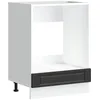 Image de vidaXL Armoire à Four Porto Noir Bois d ingénierie