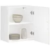 Image de vidaXL Armoires murales de cuisine 2 pcs Porto blanc brillant