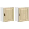 Image de vidaXL Armoires murales de Cuisine 2 pcs Porto chêne Sonoma, Meuble Mural de Cuisine, Armoire pour Mur de Cuisine, Armoire Murale avec Porte
