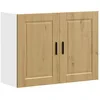 Image de vidaXL Armoire Murale de Cuisine Porto chêne Artisanal Bois ingénierie, Meuble Mural de Cuisine, Armoire pour Mur de Cuisine, Armoire Murale avec Portes