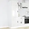 Image de vidaXL Armoire de cuisine Porto blanc brillant bois d'ingénierie
