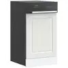 Image de vidaXL Panneau de lave-vaisselle Porto blanc 45x1,5x67 cm